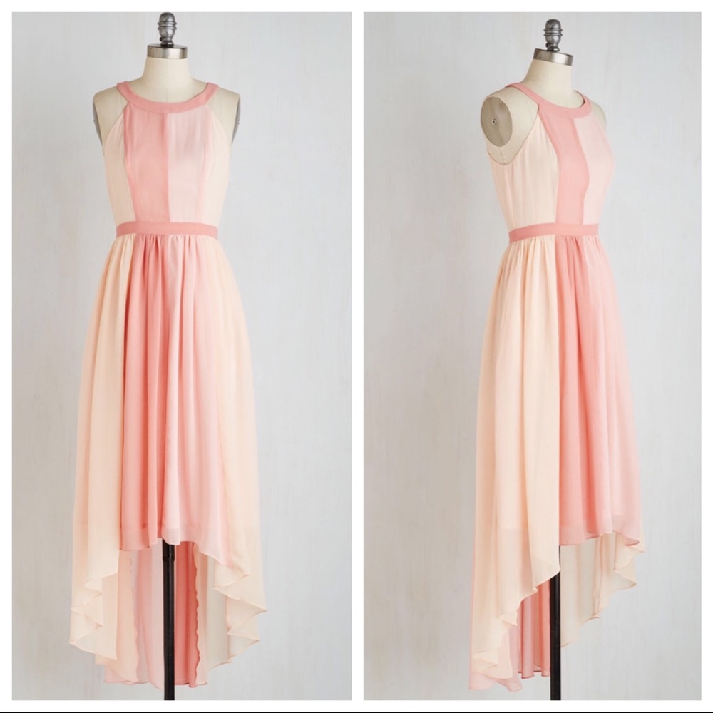 Peachy Queen Spring Flow Dress